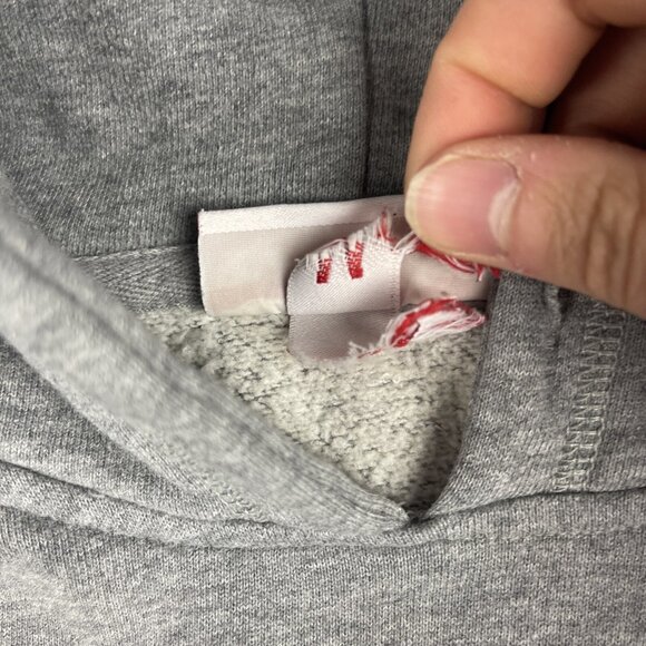 Toronto Raptors Mitchell & Ness NBA Sweatshirt Hoodie Gray Golden logo Men M - Picture 8 of 16